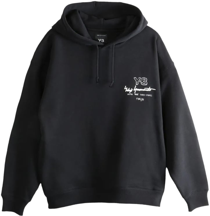Y-3 Merch Graphic Logo Hoodie