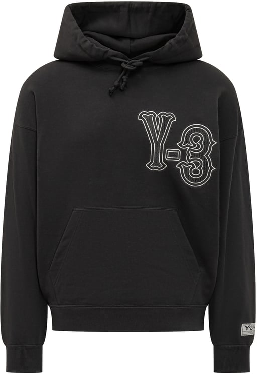 Y-3 Felpa El5 con Cappuccio e Grafica