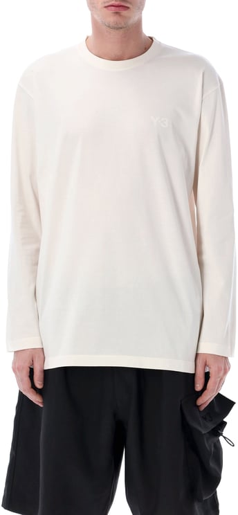 Y-3 Classic L/S Tee Bianco