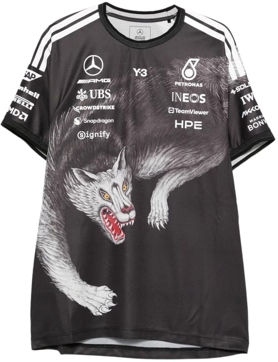 Y-3 F1 Drvr Ss Jrs Black