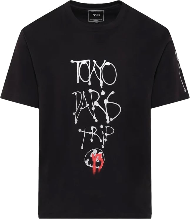 Y-3 City Gfx Ss Tee Black