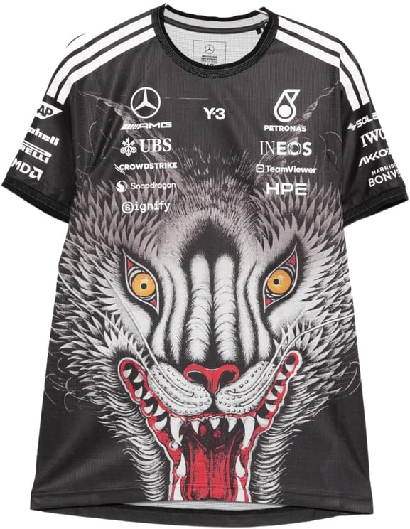 Y-3 F1 Drvr Ss Jrs Black