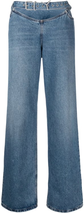Y-project Y Belt Arc Jeans Faded Blue