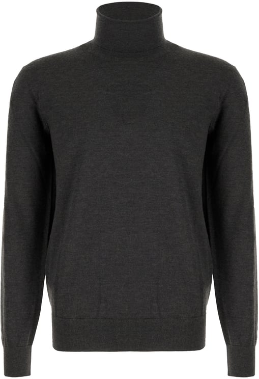 Zegna Zegna Charcoal cashmere blend sweater