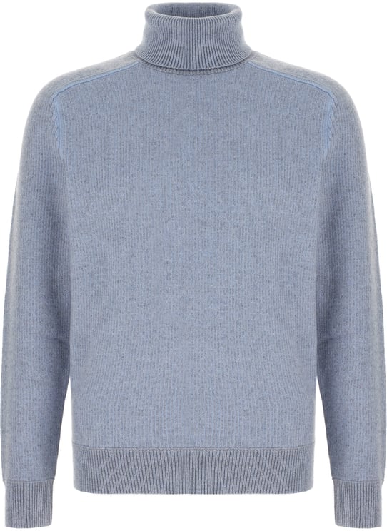 Zegna Zegna Powder blue cashmere sweater