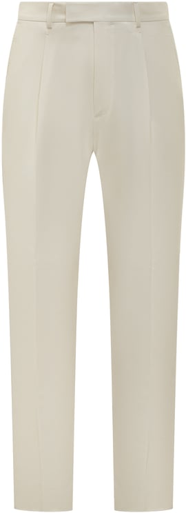 Zegna Zegna Pantaloni Eleganti Avorio in Lana