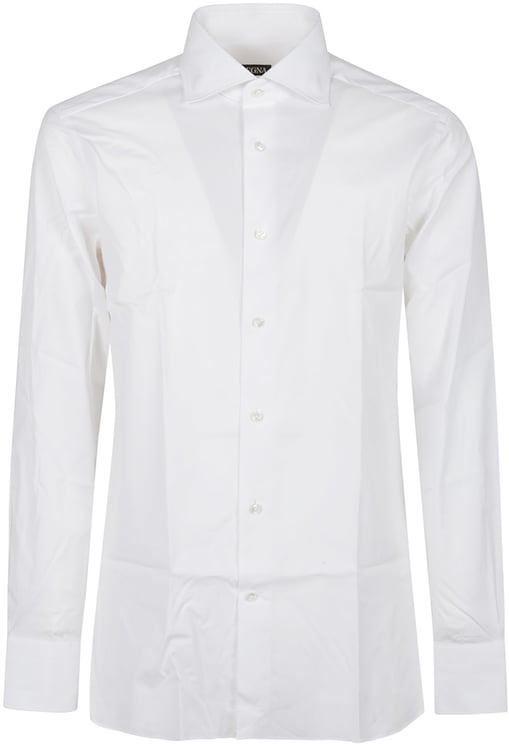 Zegna Long Sleeve Lux Tailoring Shirt White