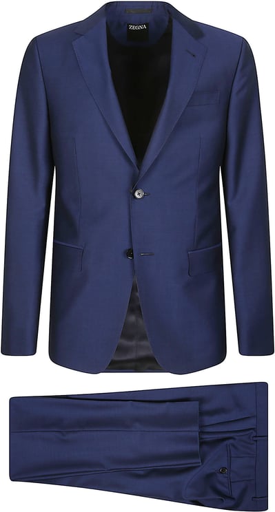 Zegna Lux Tailoring Suit Blue
