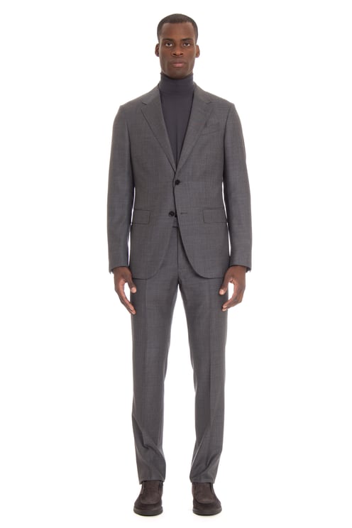 Zegna Houndstooth Wool Suit
