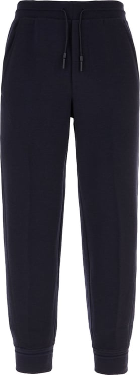 Zegna Zegna Midnight blue wool blend joggers