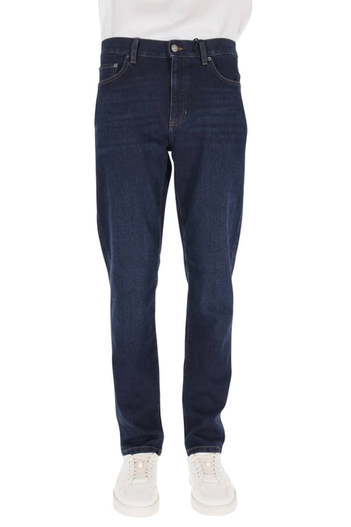 Zegna Straight-Leg Denim Jeans with Refined Indigo Finish