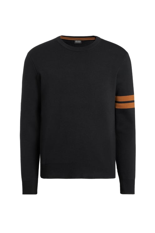 Zegna High Performance Wool Crewneck Sweater