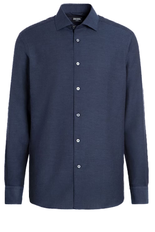 Zegna Cashco Cotton and Cashmere Shirt