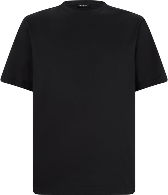 Zegna Black cotton T-shirt
