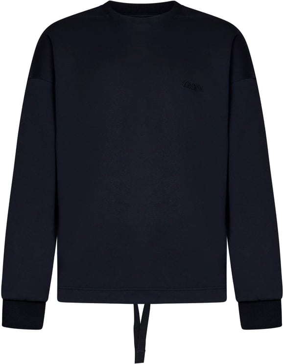 Zegna Sweaters Blue