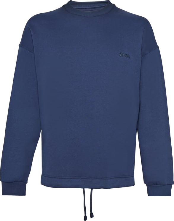 Zegna Sweaters Blue