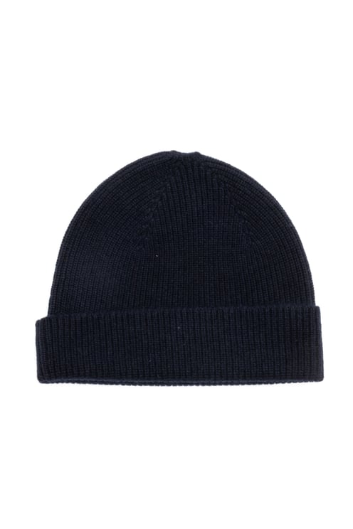 Zegna Ribbed Cashmere Beanie