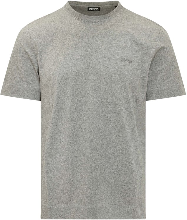 Zegna T-Shirt Con Girocollo Classico