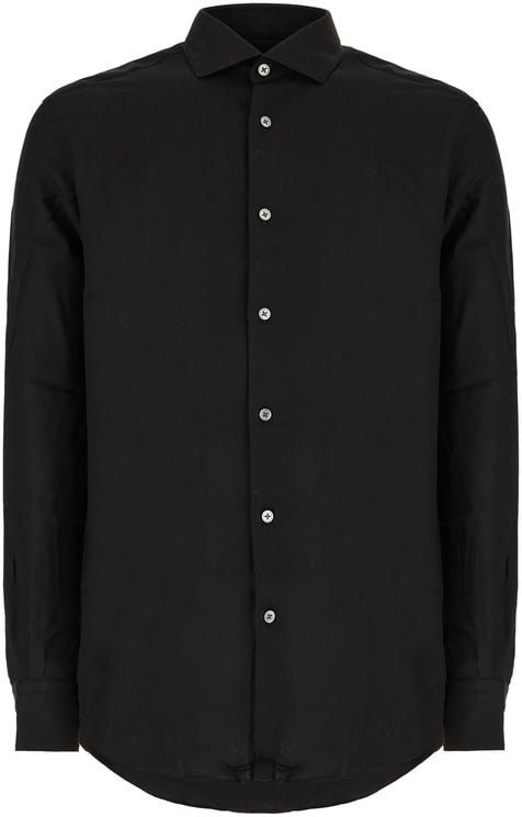 Zegna Zegna Black cotton blend shirt