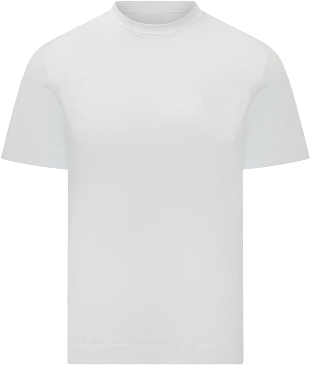 Zegna T-shirt in Puro Cotone