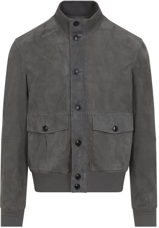 Zegna Zegna Leather Blouson Jacket