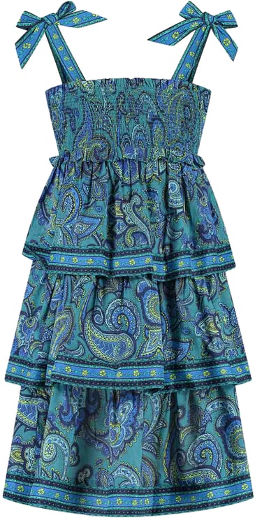Zimmermann Patience Kids Tiered Dress