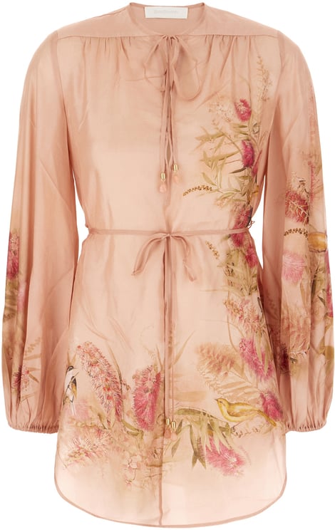 Zimmermann Zimmermann Printed silk Cascadian blouse