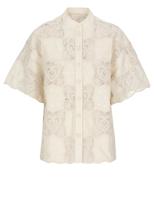 Zimmermann Shirts Ivory