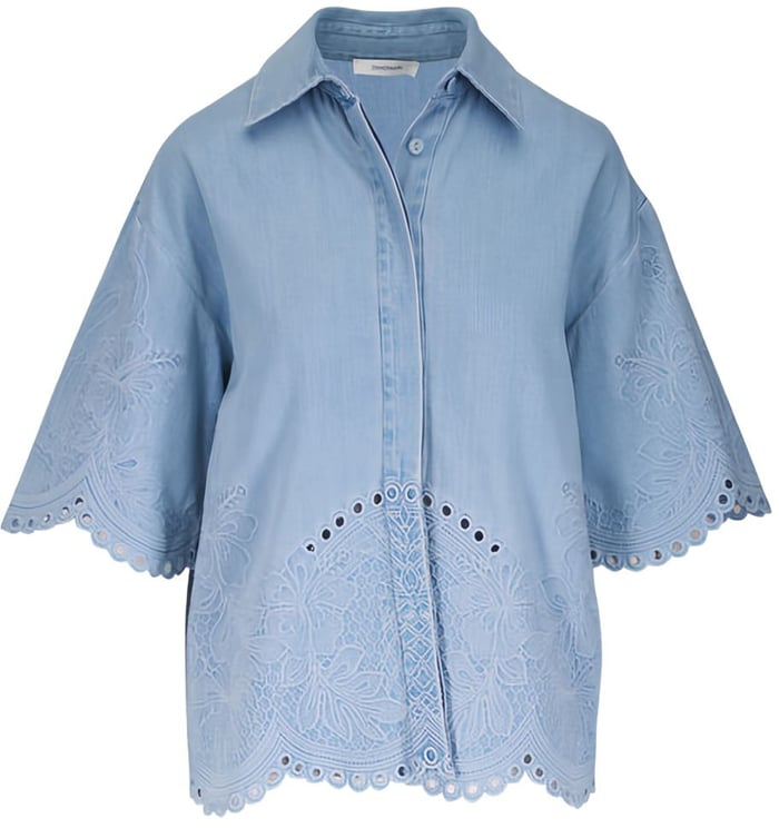 Zimmermann Shirts Clear Blue
