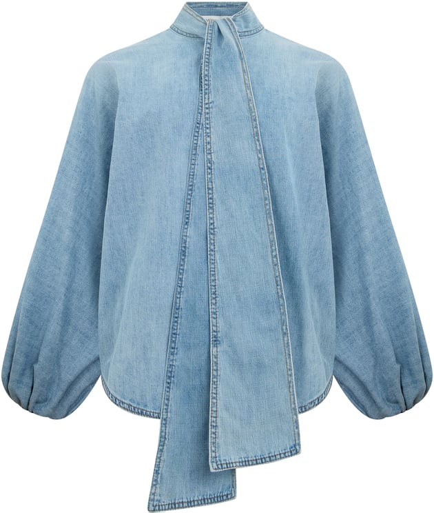 Zimmermann Denim shirt with bow