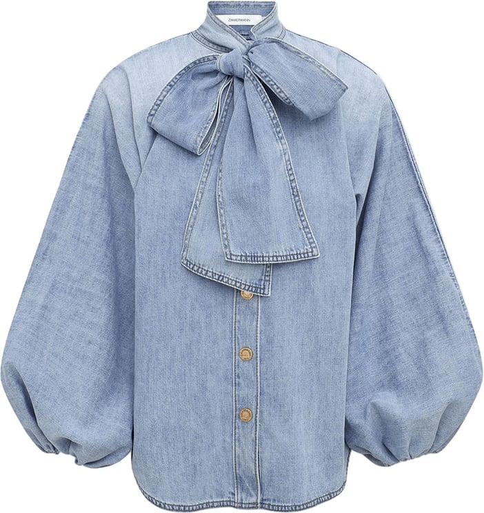 Zimmermann INDRA DENIM DAS BLOUS