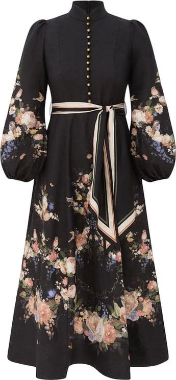 Zimmermann VALIANT BUTTON MIDI DRESS