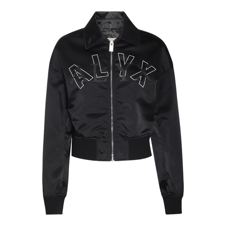 1017 ALYX 9SM Cropped Satin-like Jacket with Pointed Collar