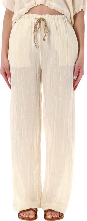 120% Lino Pantalone Naturale