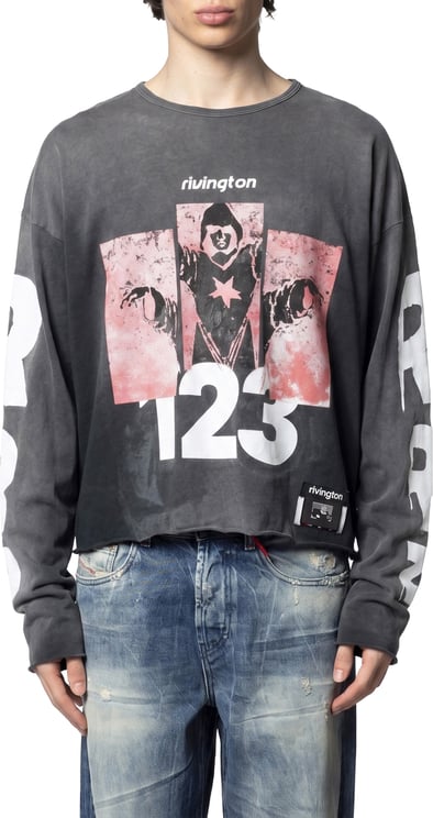 123 RIVINGTON LEFT OUT ENEMY LS VINTAGE BLACK