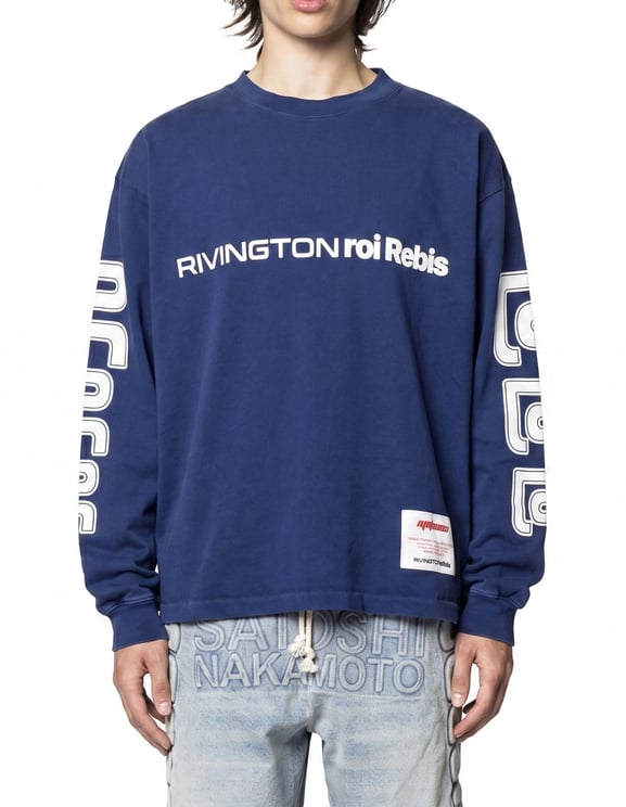 123 RIVINGTON META USO GARDEN LS TEE NAVY