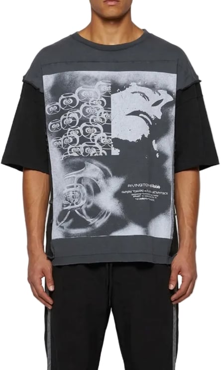 123 RIVINGTON META QUAD TEE FADED BLACK