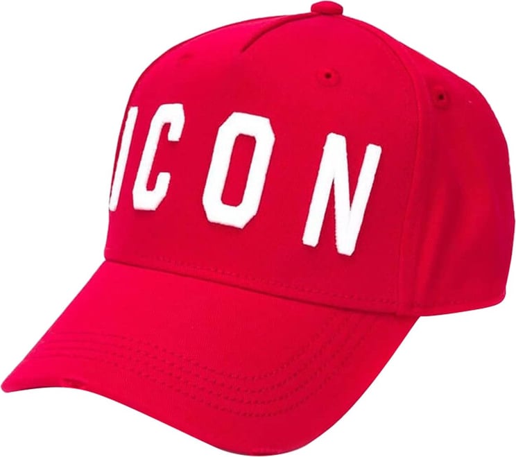 Dsquared2 Red Icon Baseball Cap Red Rood