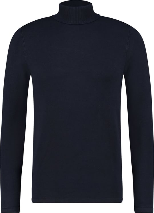 Purewhite Essential Knit Turtleneck - Navy Blauw