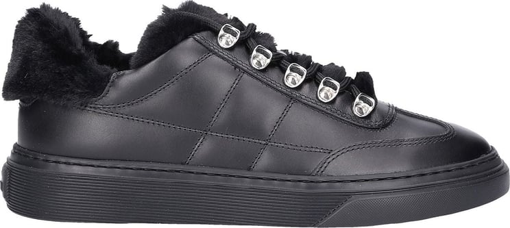HOGAN Sneakers Black Fuffi Zwart