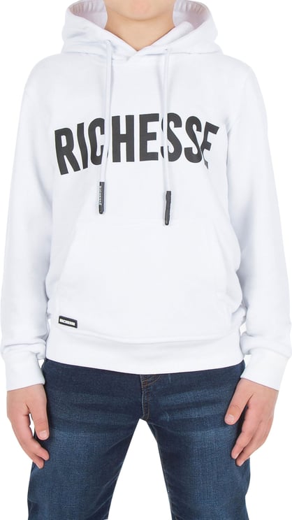 Richesse Brand hoodie Jr White Wit
