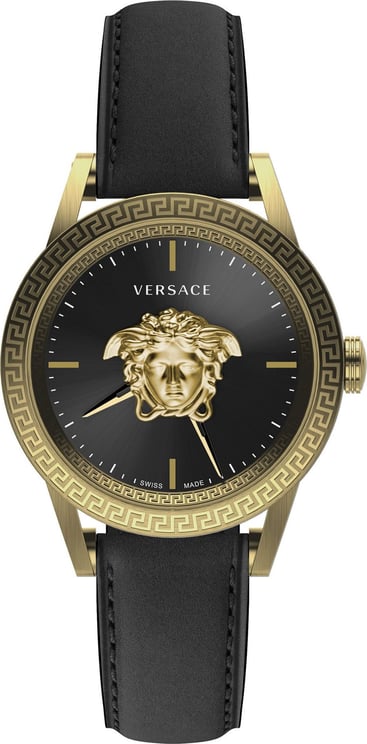 Versace VERD01320 Palazzo heren horloge 43 mm Zwart