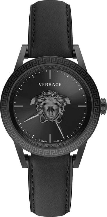 Versace VERD01520 Palazzo heren horloge 43 mm Zwart