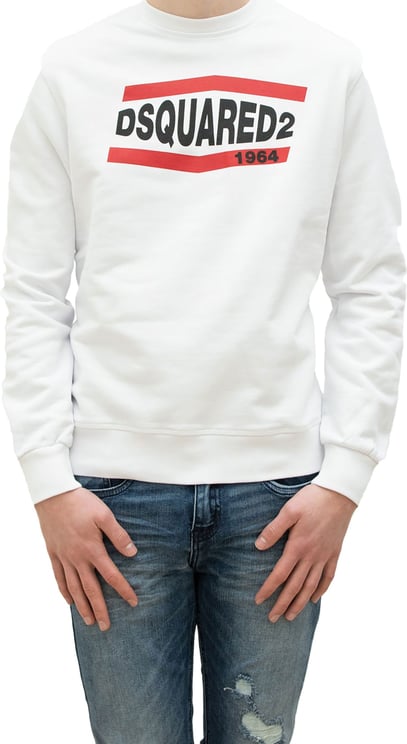 Dsquared2 Sweater White Wit