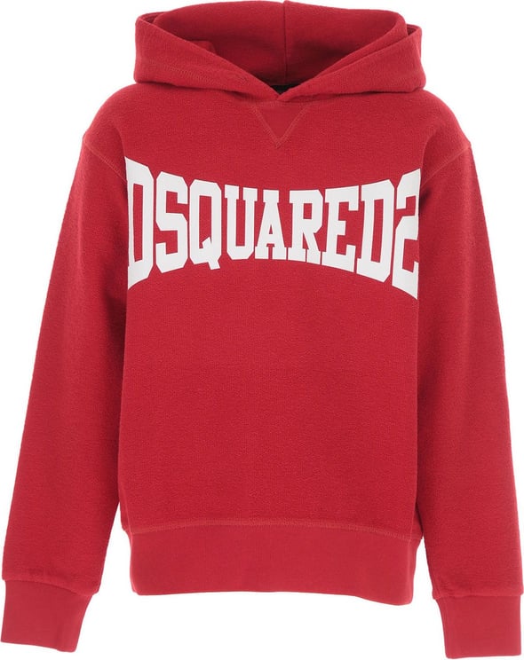 Dsquared2 Hoodie logo Rood Rood