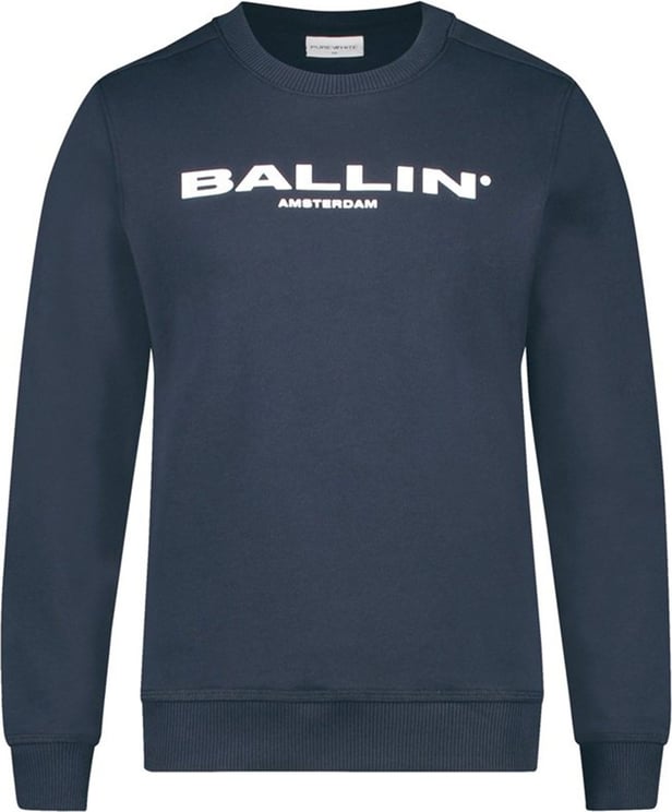 Ballin Amsterdam Kids Original Logo Sweater - Navy Blauw