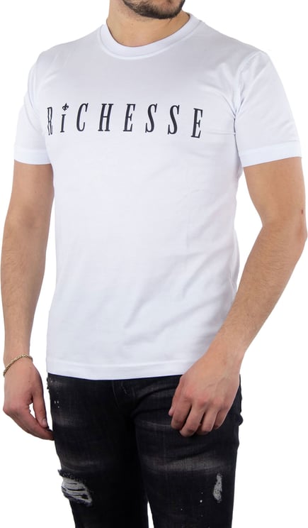 Richesse Active White T-shirt Wit