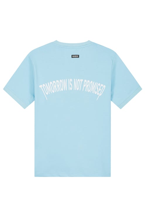 Richesse Promised Light Blue T-shirt Blauw