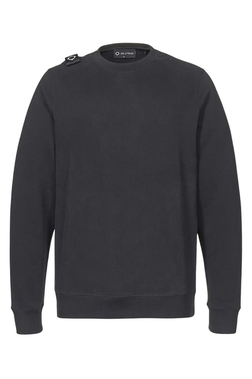 Ma.Strum Core Crew Sweatshirt Zwart Zwart