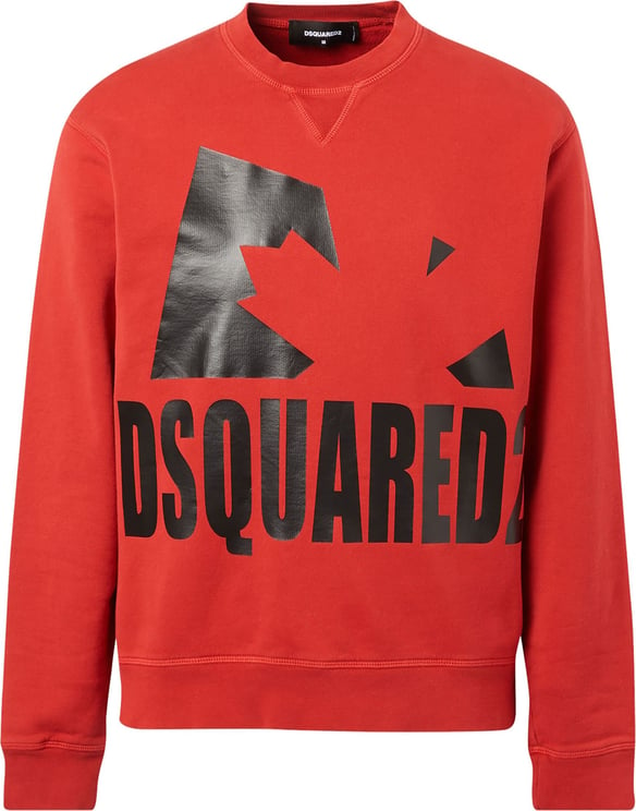 Dsquared2 Red Coolfit Sweatshirt Rood